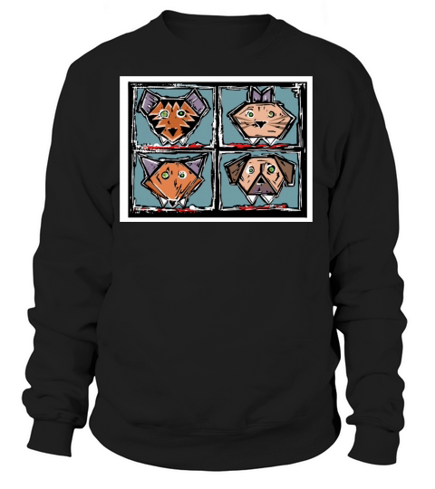 Zombie Origami 4 square Women's Sweatshirt