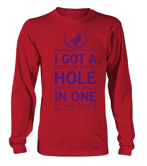 I got a hole in one funny Women's Long Sleeve