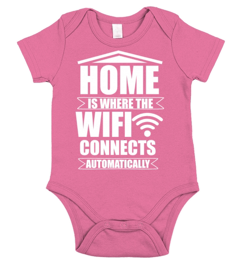 Wifi Wireless Internet Nerd Gift Short Sleeve Baby One-Piece