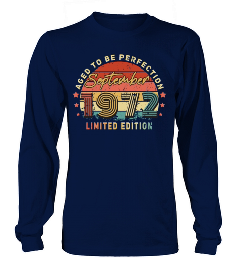 1972 September Vintage Gift Idea Women's Long Sleeve