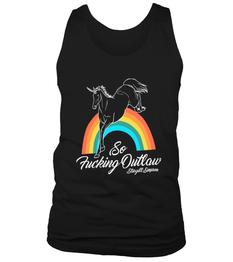 Sturgill Simpsons So Fking Outlaw Pattern Tank Top Unisex