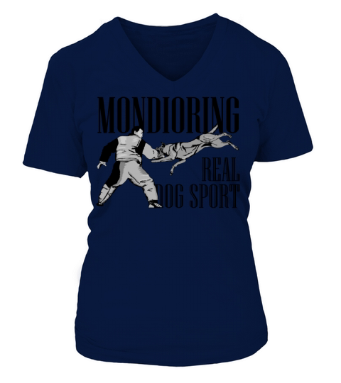 MondioRing Dog sport Women's V-Neck T-shirt