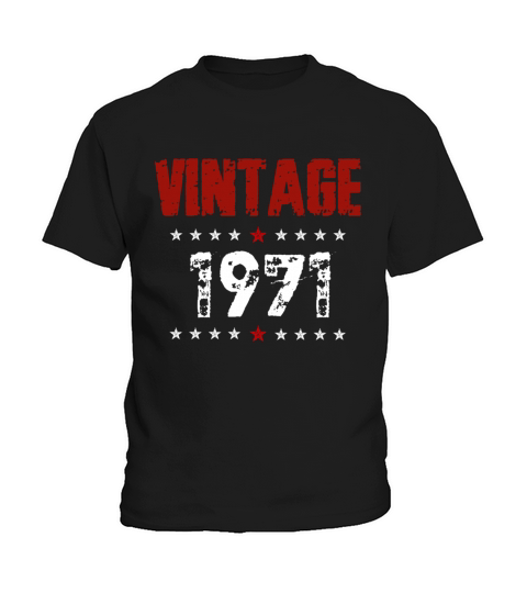 Vintage 1971 Kids T-Shirt