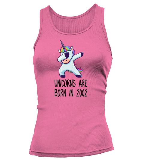 Unicorns are born in 2002 16th birthday girl gift Women's Tank Top