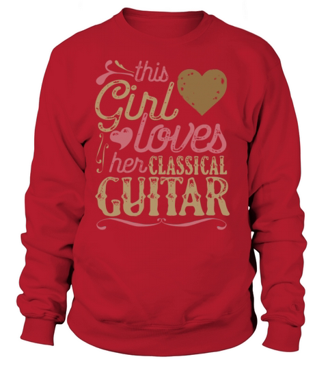 Classical Guitar Shirt Gift Women's Sweatshirt