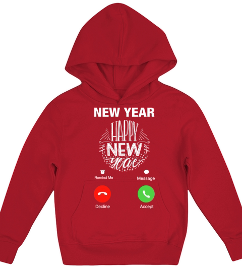 New Year Eve is calling Gift Present Kids Hoodie