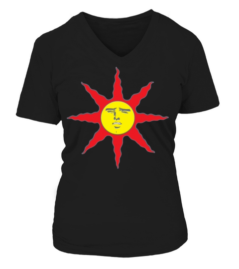 Senpai Sun Women's V-Neck T-shirt