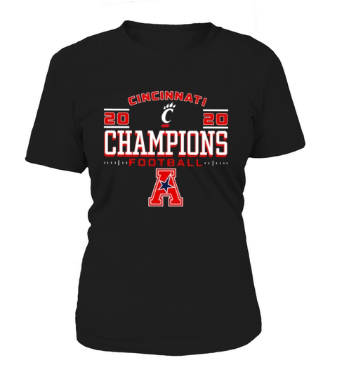 Cincinnati Bearcats 2020 AAC Football Champions Women's T-Shirt
