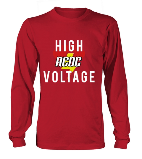 High Voltage ACDC Design Women's Long Sleeve