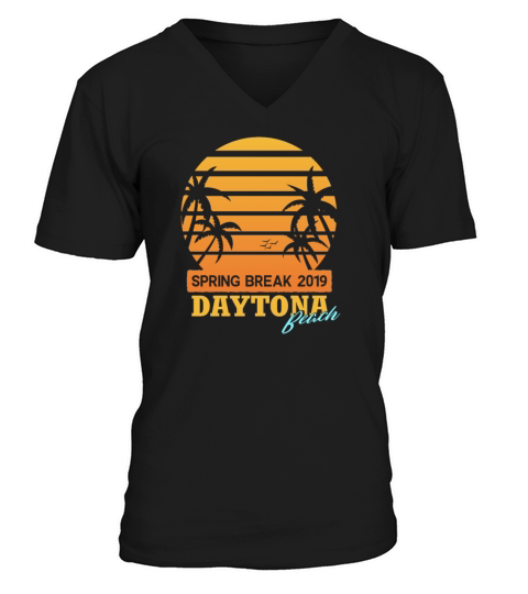 Daytona Beach Spring Break 2019 Men's V-Neck T-shirt