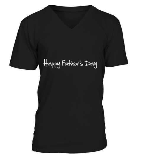 Typography happy father day Men's V-Neck T-shirt