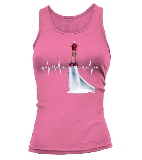 Flyboard Flying flyboarder Flyboarding Heartbeat Women's Tank Top