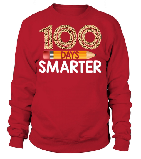 100 days smarter 100 days of school Women's Sweatshirt