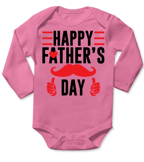 HAPPY FATHER S DAY Long Sleeve Baby One-Piece