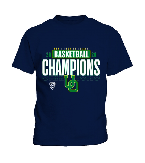 Men’s regular season 2020 basketball champions oregon ducks Kids T-Shirt