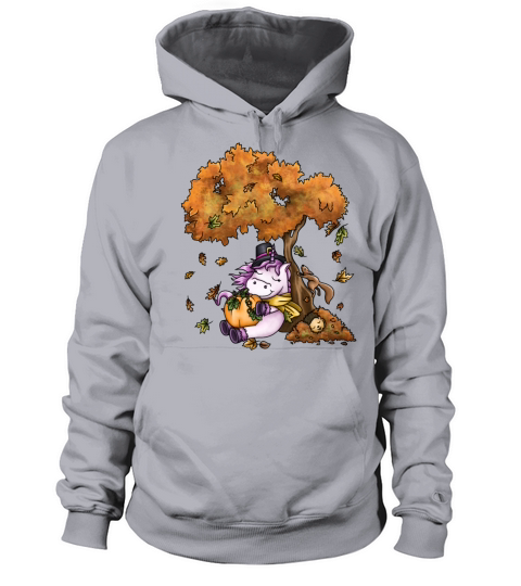 Unicorn looking forward to Thanksgiving Men's Hoodie