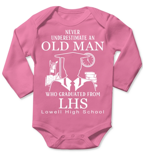 Lowell High School Long Sleeve Baby One-Piece
