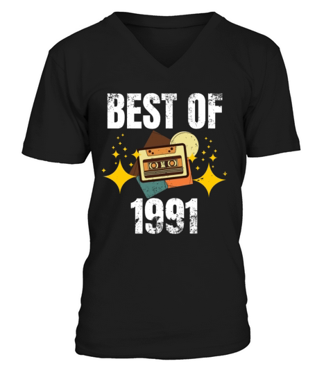 Best Of 1991 Vintage Men's V-Neck T-shirt