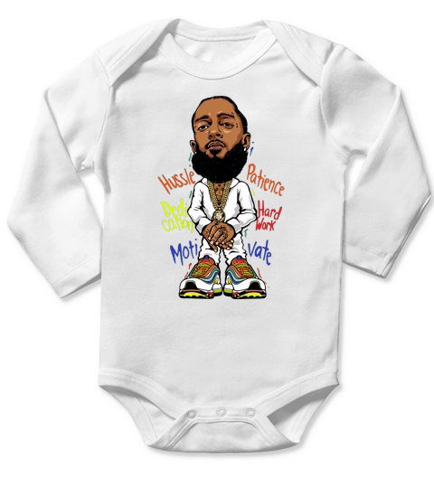 Nipsey Hussle Air Max 97 London Summer Of Love Long Sleeve Baby One-Piece