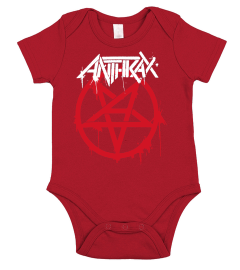 Anthrax Band Tshirt Short Sleeve Baby One-Piece