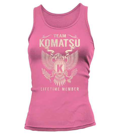 Team KOMATSU Lifetime Member Name Shirts Tank top Woman
