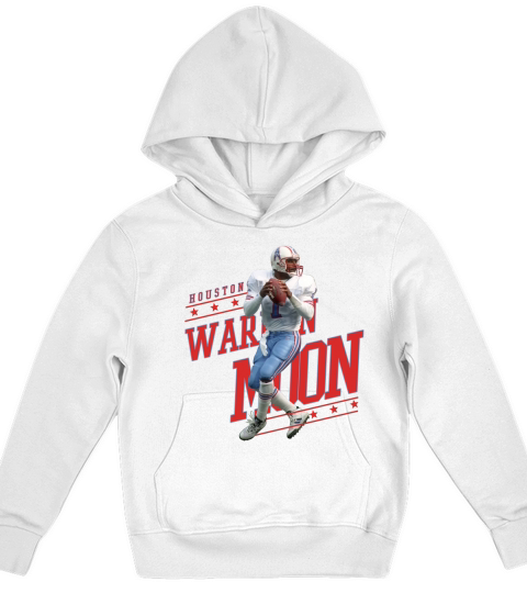 Warren No.1 Houston Football Moon Kids Hoodie