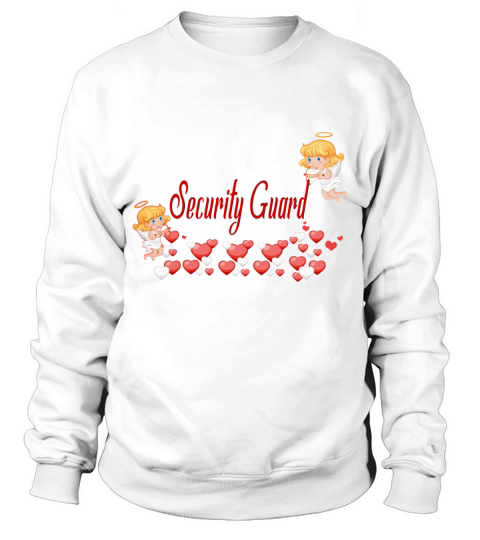 Security Guard Valentines Day Men's Sweatshirt