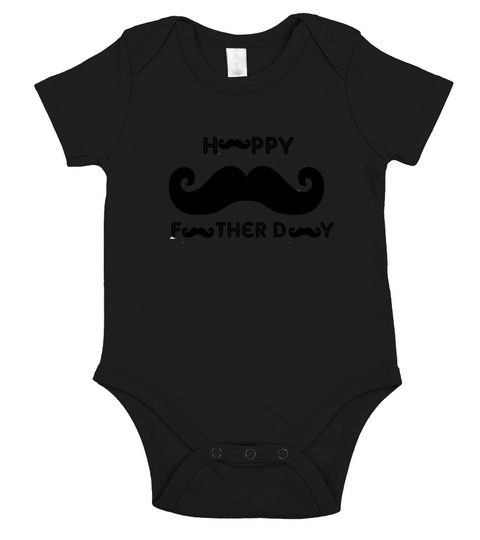 happy father day Short Sleeve Baby One-Piece
