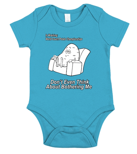 World Couch Potato Championships Short Sleeve Baby One-Piece