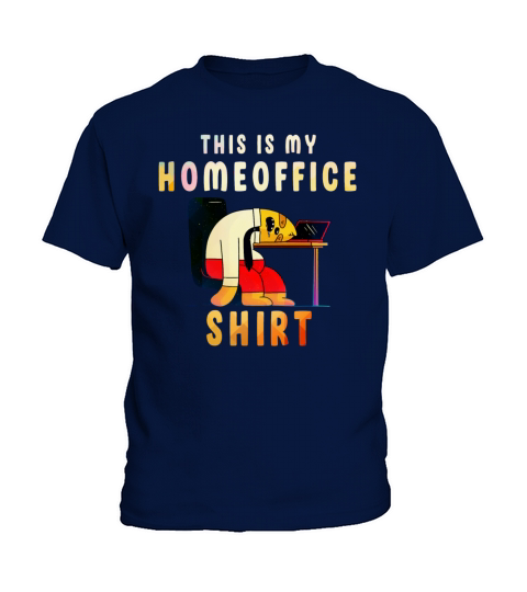 Funny Homeoffice Sloth Office Work Job Kids T-Shirt