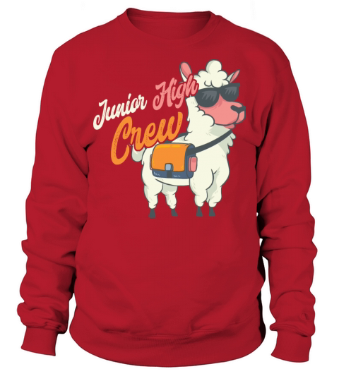 Junior High Crew Middle School Llama Gift Men's Sweatshirt