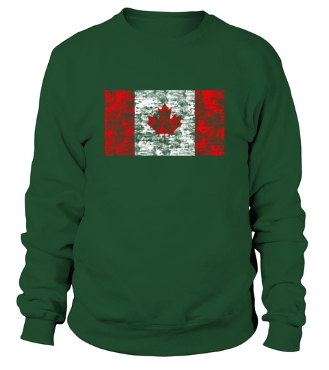 Canada flag vintage Men's Sweatshirt