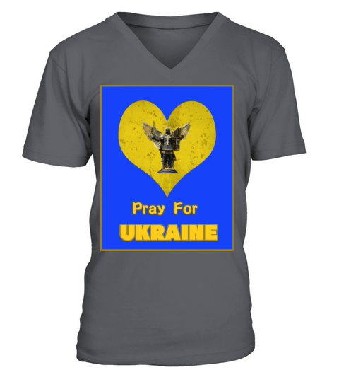 PRAY FOR UKRAINE 001 V-Neck T-shirt