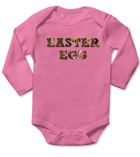 Easter Egg Long Sleeve Baby One-Piece