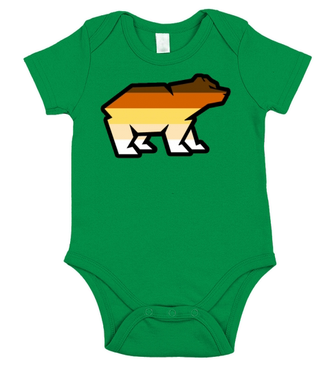 Color Bear Short Sleeve Baby One-Piece