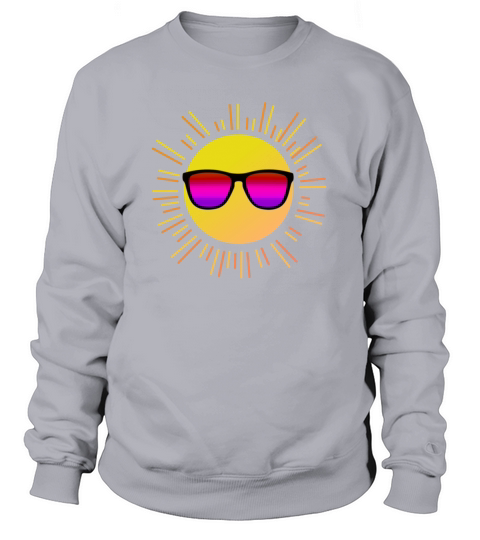sun with sunglasses version 1 Women's Sweatshirt