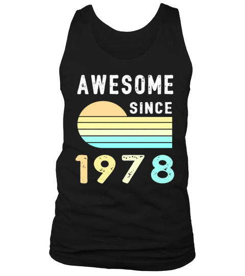 1978 Birthday Retro Vintage Gift Men's Tank Top