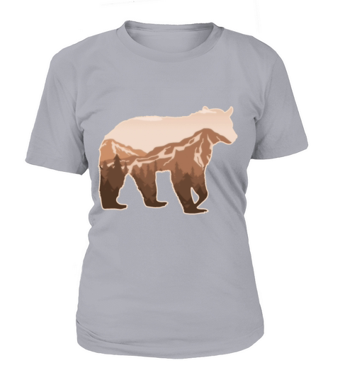 Bear - The Great Mountain Bear Animal Lover Gift Women's T-Shirt