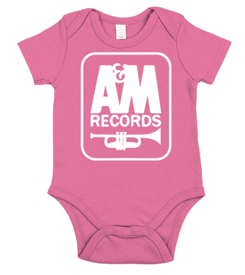 A M RECORDS VINTAGE Short Sleeve Baby One-Piece