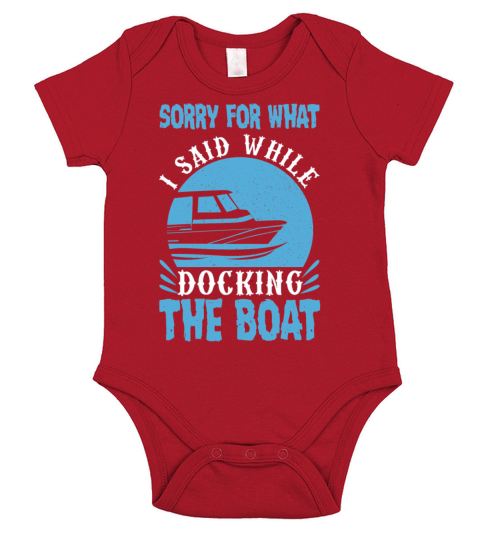 Boat Docking Short Sleeve Baby One-Piece