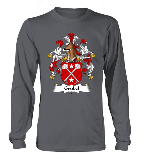 Grubel Family Crest German Family Crests Long sleeved Unisex