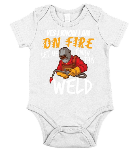 Welder Funny Funny Welding Gift Short Sleeve Baby One-Piece