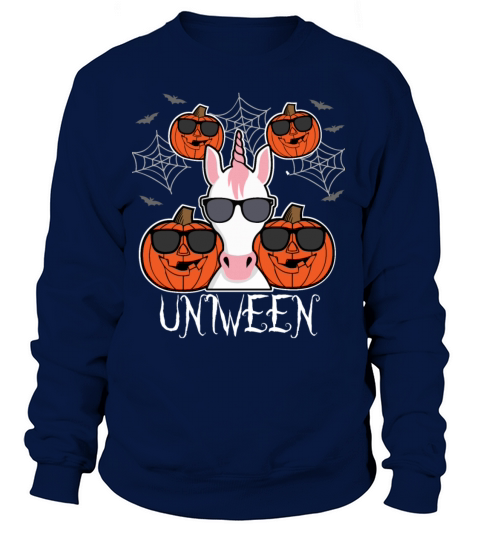 Funny Unicorn Halloween Gift Uniween Women's Sweatshirt