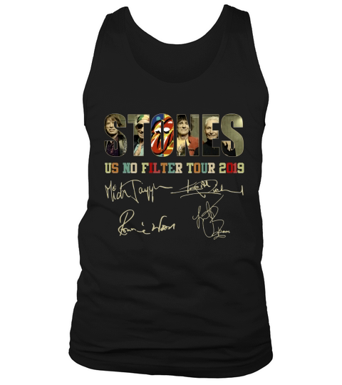 Stones us no filter tour 2019 all signature Tank Top Unisex