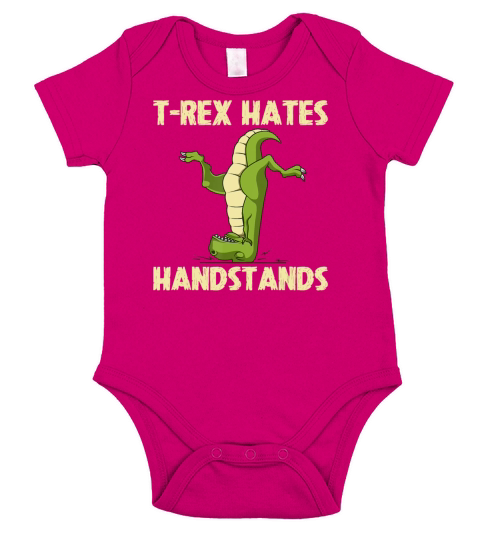 Funny Dinosaur T Rex Gift For Men Women Cute Gymna Short Sleeve Baby One-Piece