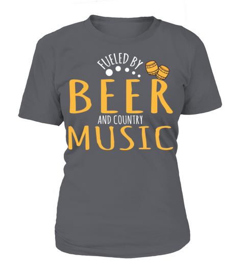 Drunk Alcohhol Drinking Fueled By Beer And Country Women's T-Shirt