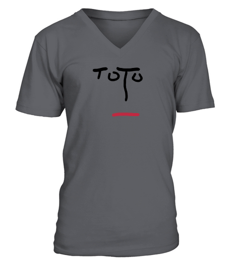 Toto Face Symbol Rock Band Legend V-Neck T-shirt