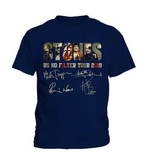Stones us no filter tour 2019 all signature Kids T-Shirt
