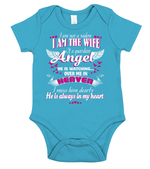Guardian He Is My Husband In Heaven Short Sleeve Baby One-Piece
