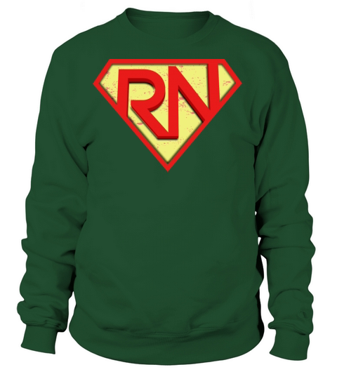 RN product - Superhero Logo - Nursing Student Women's Sweatshirt